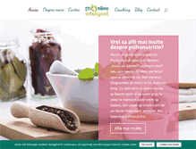Tablet Screenshot of mananc-inteligent.ro